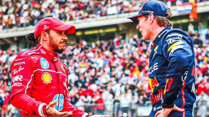 Max Verstappen & Lewis Hamilton