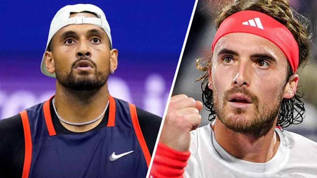 Nick Kyrgios and Stefanos Tsitsipas