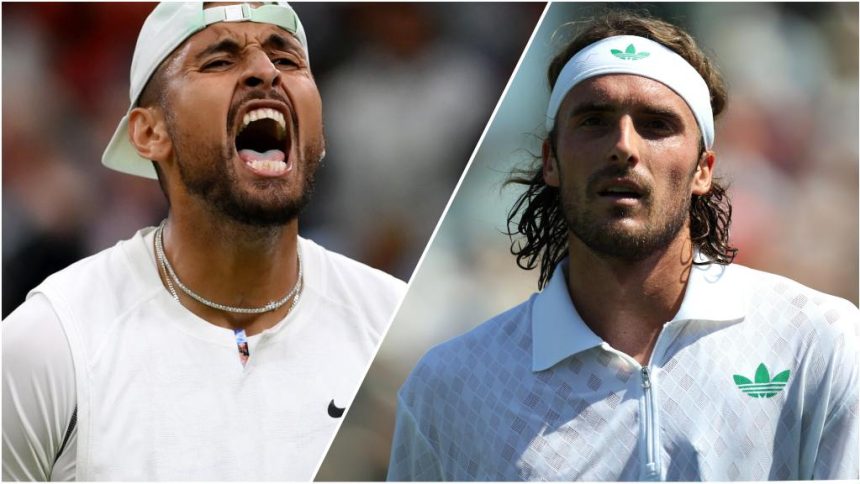 Nick Kyrgios and Stefanos Tsitsipas