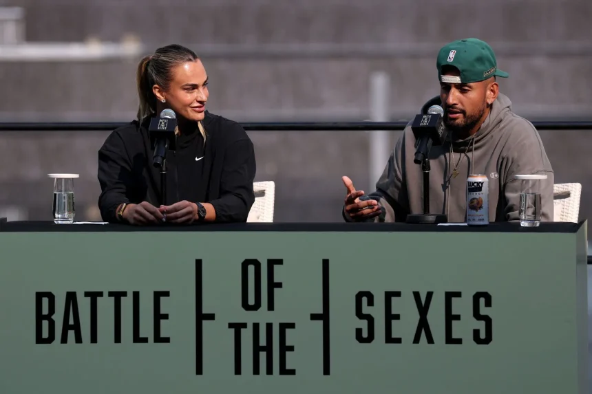 Nick Kyrgios fires back with 1 bold defense of Aryna Sabalenka ‘Battle of the Sexes’ amid backlash