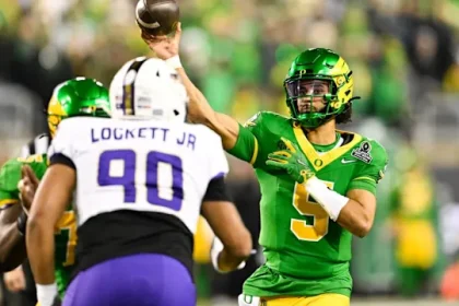 No. 5 Oregon beats No. 19 James Madison 51-34 in College Football Playoff opener