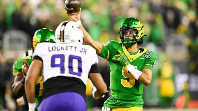 No. 5 Oregon beats No. 19 James Madison 51-34 in College Football Playoff opener
