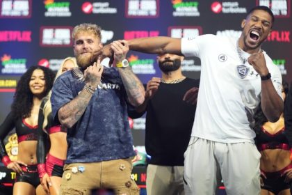 Jake Paul vs. Anthony Joshua headlines Friday's Netflix fight card at the Kaseya Center in Miami.