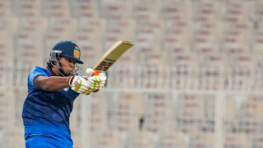Vaibhav Suryavanshi in Vijay Hazare Trophy