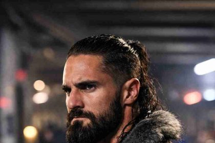 Seth Rollins backstage with a serious expression amid WWE tension rumors